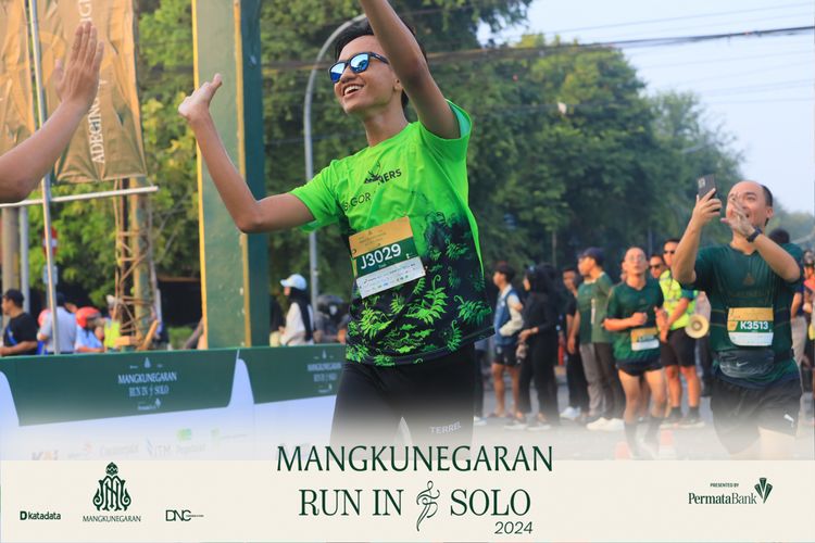 Race photo from Mangkunegaran Run 2024