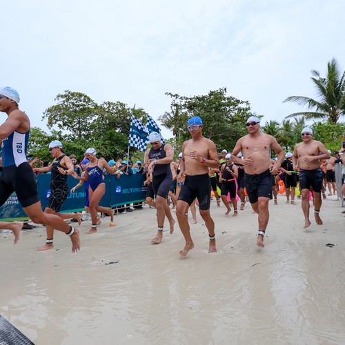 Race photo from Belitung Multisport Festival
