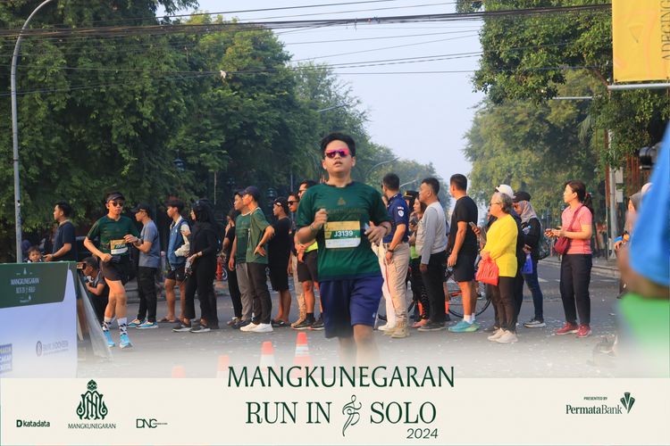 Race photo from Mangkunegaran Run 2024
