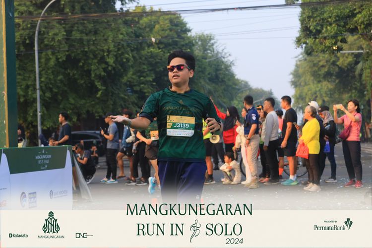 Race photo from Mangkunegaran Run 2024