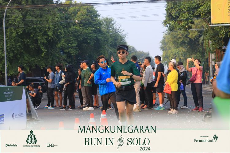Race photo from Mangkunegaran Run 2024