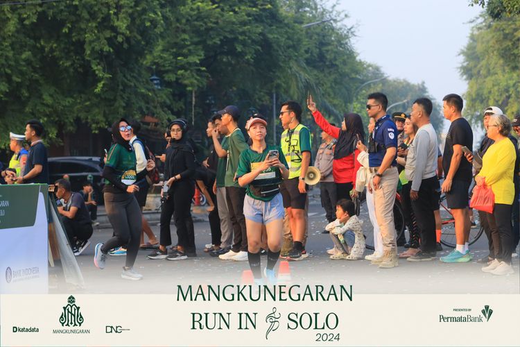 Race photo from Mangkunegaran Run 2024
