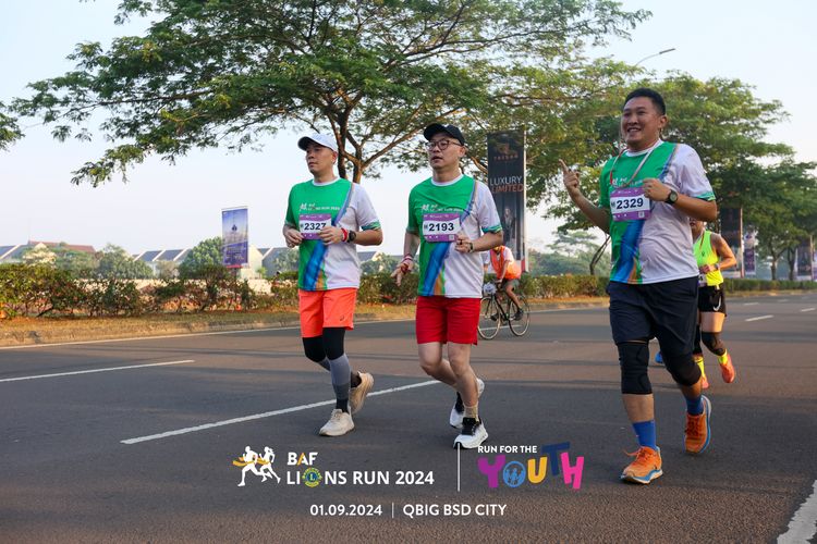 Race photo from BAF LIONS RUN 2024