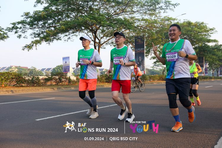 Race photo from BAF LIONS RUN 2024