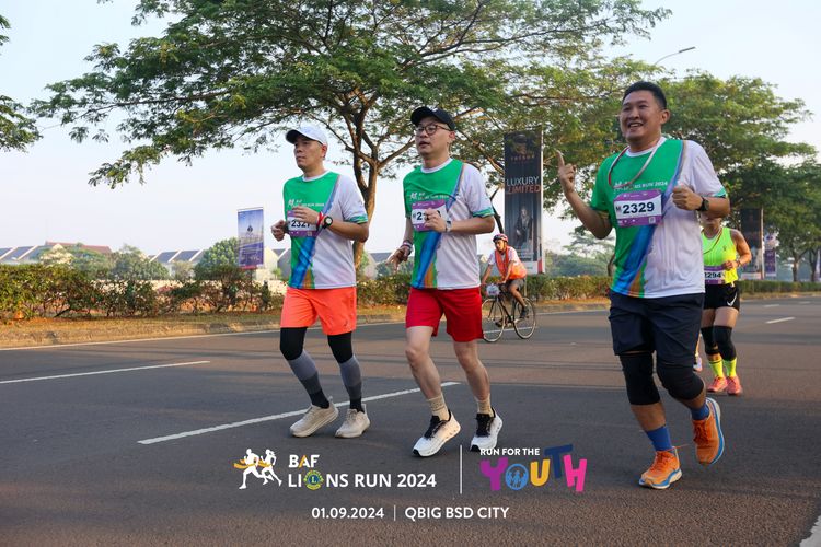 Race photo from BAF LIONS RUN 2024