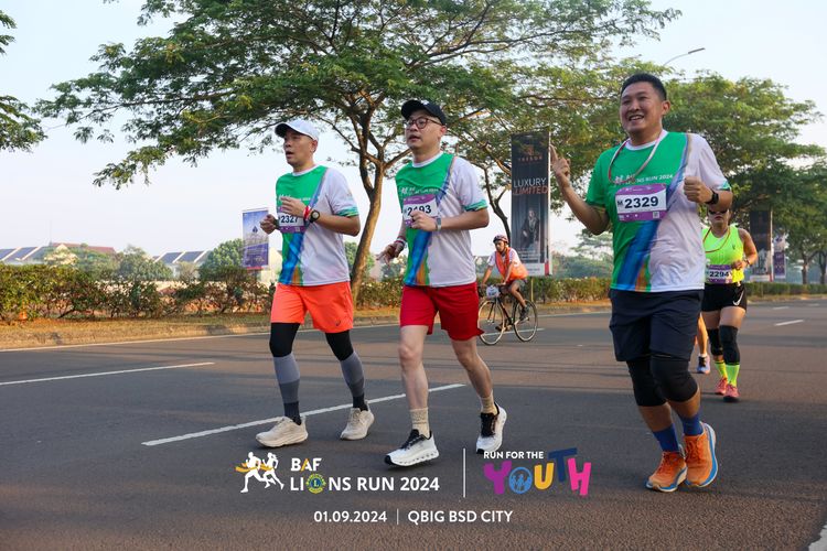 Race photo from BAF LIONS RUN 2024