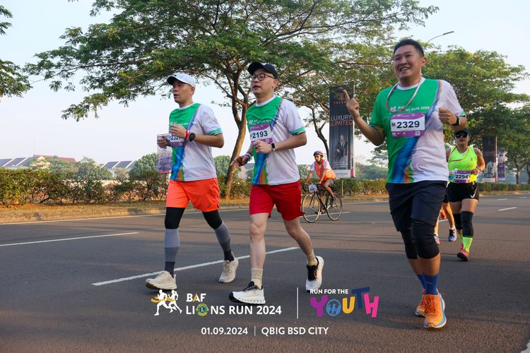 Race photo from BAF LIONS RUN 2024