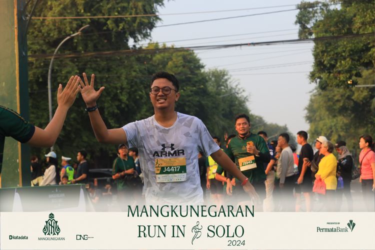Race photo from Mangkunegaran Run 2024