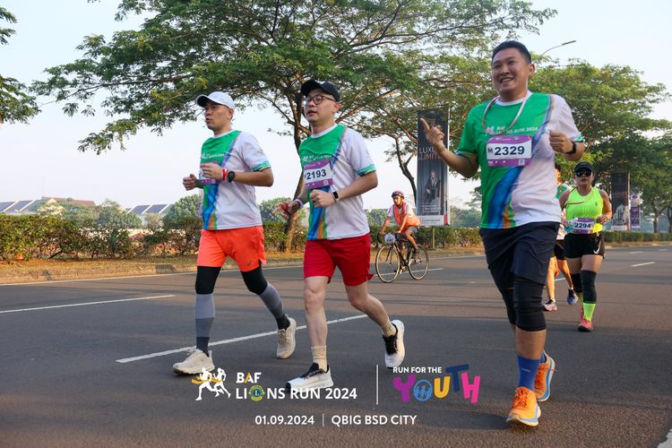 Race photo from BAF LIONS RUN 2024