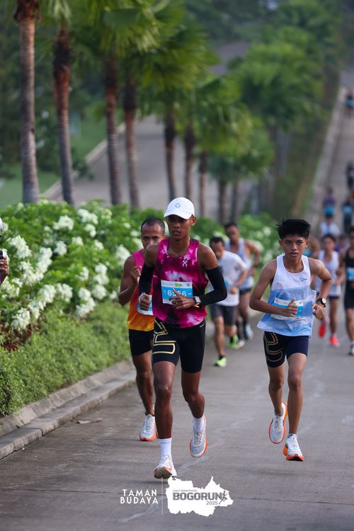 Race photo from Taman Budaya x BOGORUN 2025