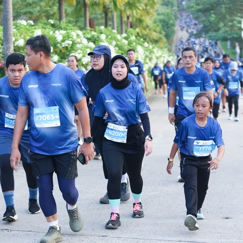 Race photo from BOGORUN 2026