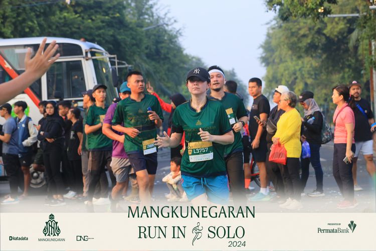 Race photo from Mangkunegaran Run 2024