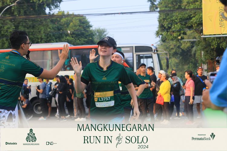 Race photo from Mangkunegaran Run 2024
