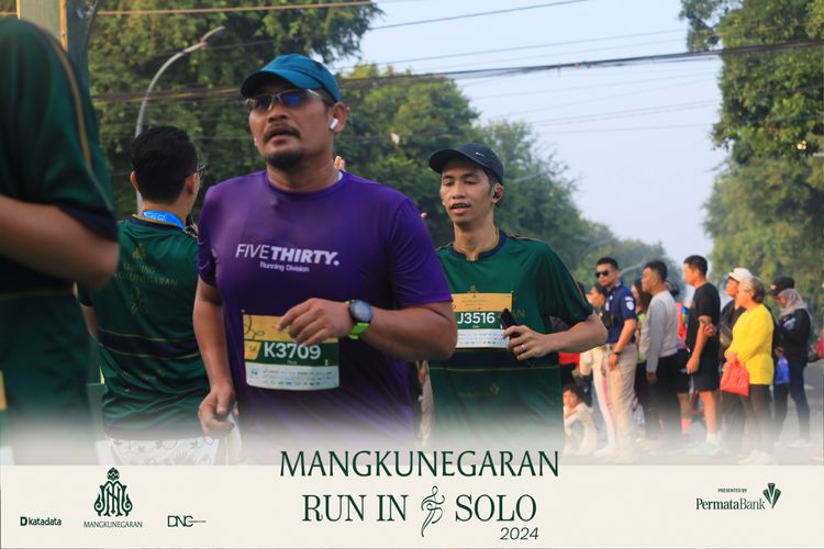 Race photo from Mangkunegaran Run 2024
