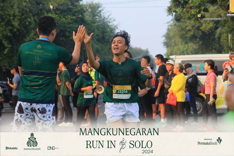 Race photo from Mangkunegaran Run 2024