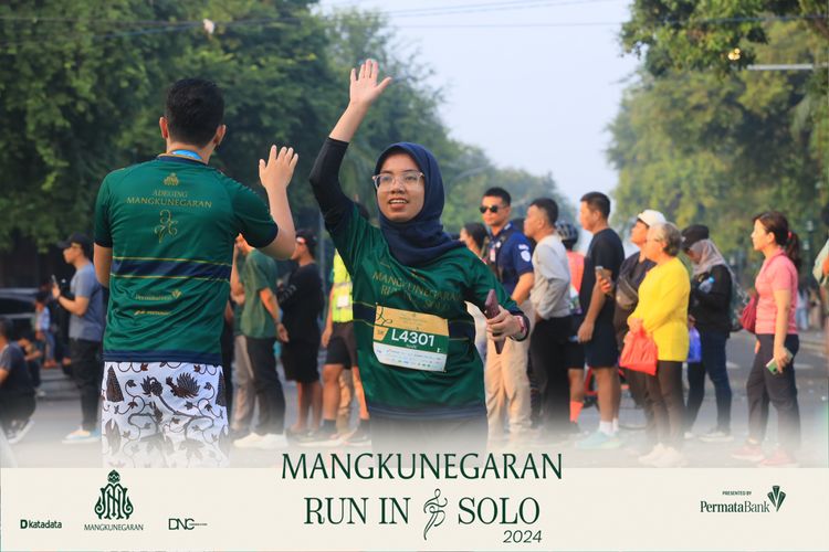 Race photo from Mangkunegaran Run 2024