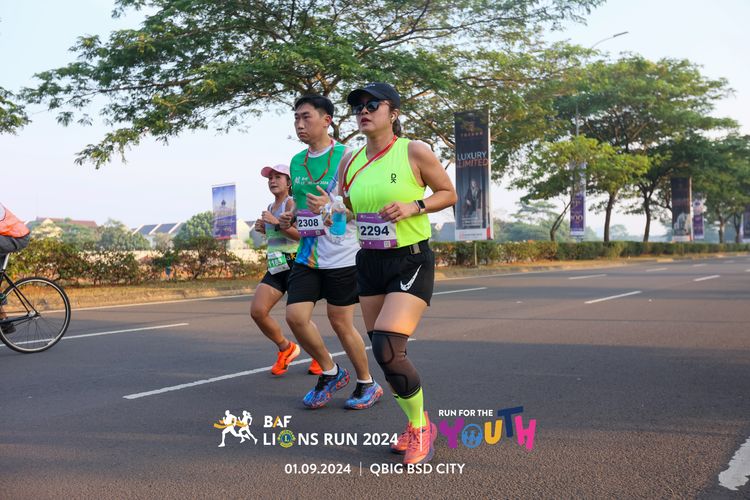 Race photo from BAF LIONS RUN 2024