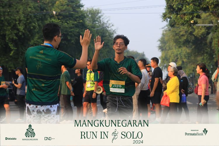 Race photo from Mangkunegaran Run 2024