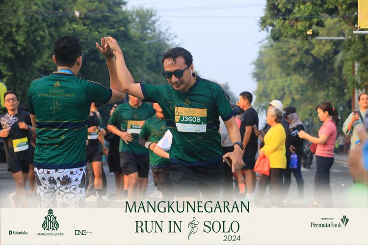 Race photo from Mangkunegaran Run 2024