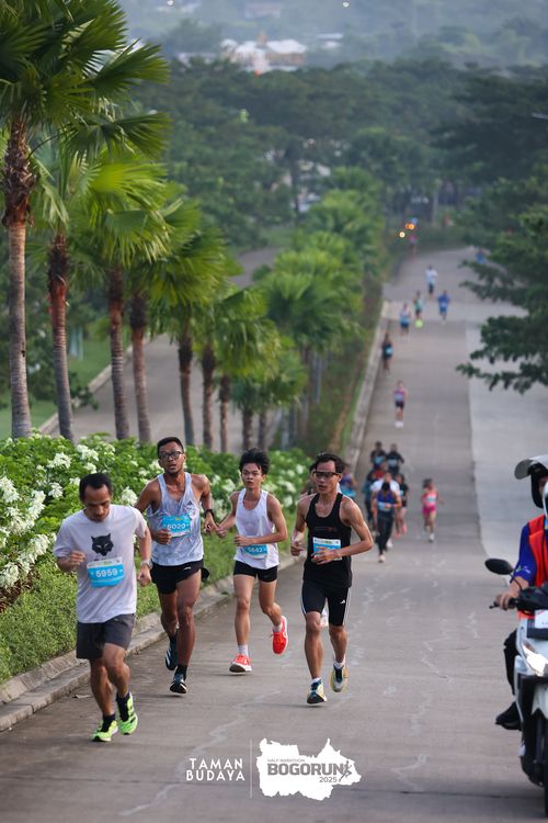 Race photo from Taman Budaya x BOGORUN 2025