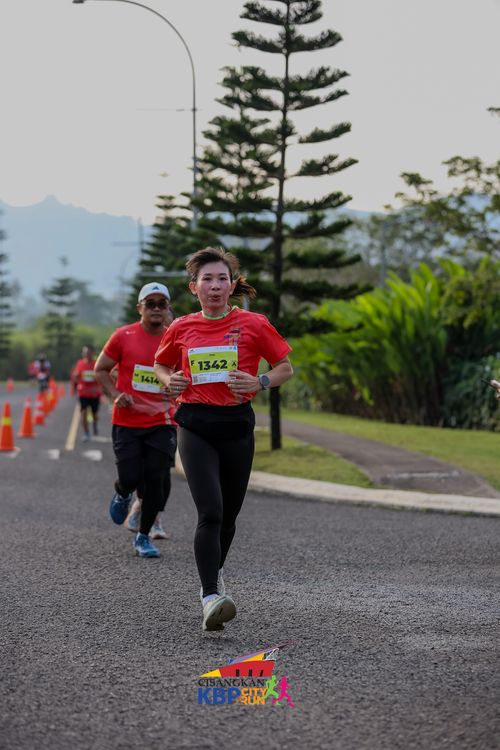 Race photo from CISANGKAN KBP CITY RUN 2025