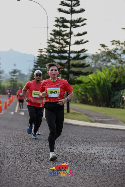 Race photo from CISANGKAN KBP CITY RUN 2025