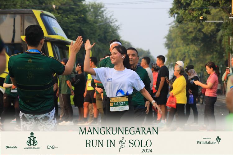 Race photo from Mangkunegaran Run 2024
