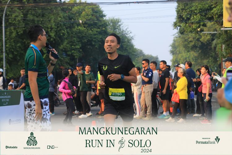 Race photo from Mangkunegaran Run 2024