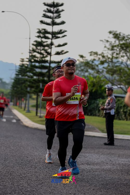 Race photo from CISANGKAN KBP CITY RUN 2025