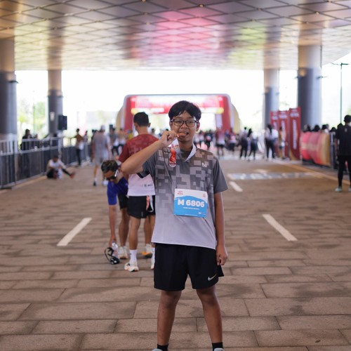 Race photo from KEDIRI HALF MARATHON 2026