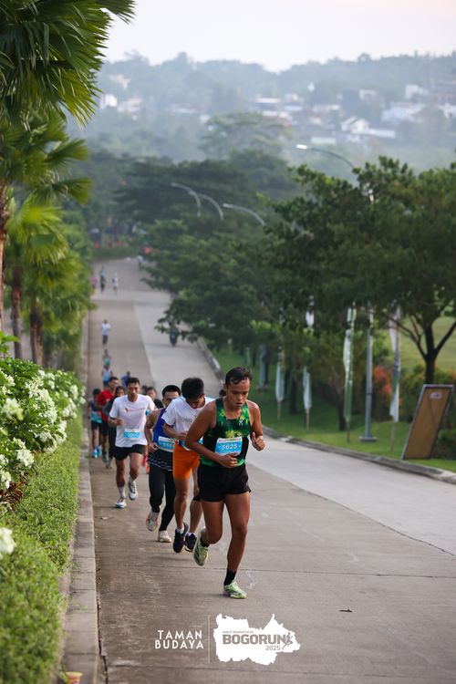 Race photo from Taman Budaya x BOGORUN 2025