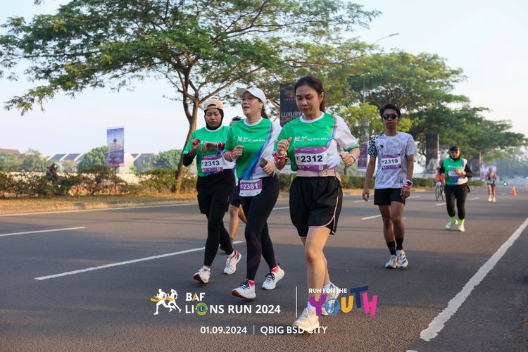Race photo from BAF LIONS RUN 2024