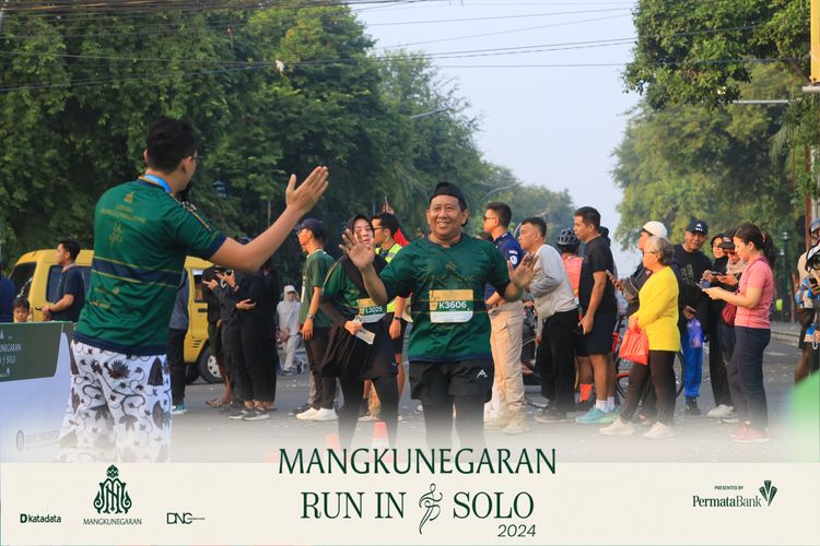 Race photo from Mangkunegaran Run 2024