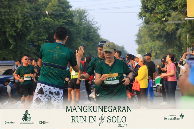 Race photo from Mangkunegaran Run 2024