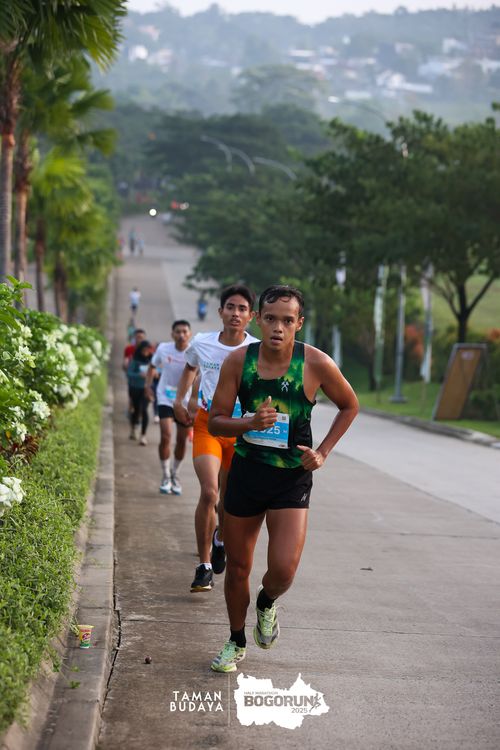 Race photo from Taman Budaya x BOGORUN 2025