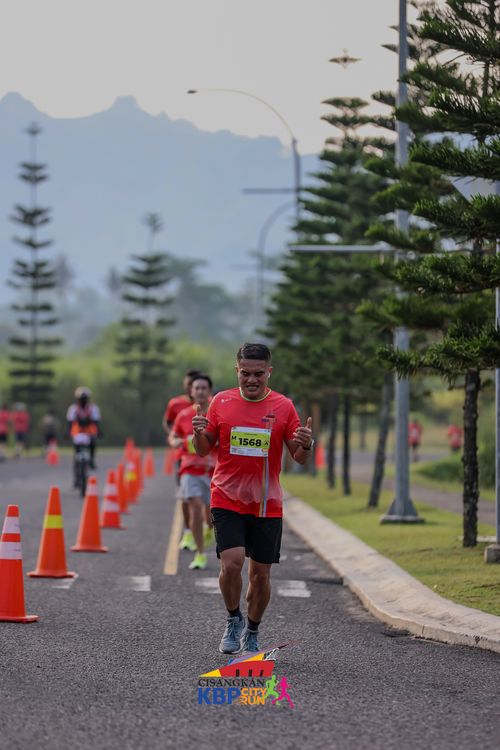Race photo from CISANGKAN KBP CITY RUN 2025