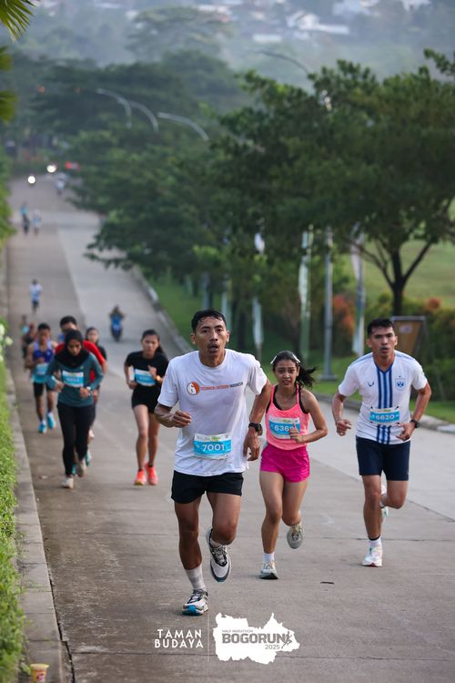 Race photo from Taman Budaya x BOGORUN 2025