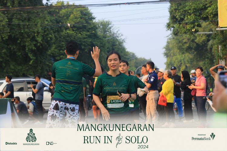Race photo from Mangkunegaran Run 2024