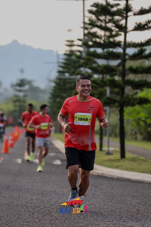 Race photo from CISANGKAN KBP CITY RUN 2025