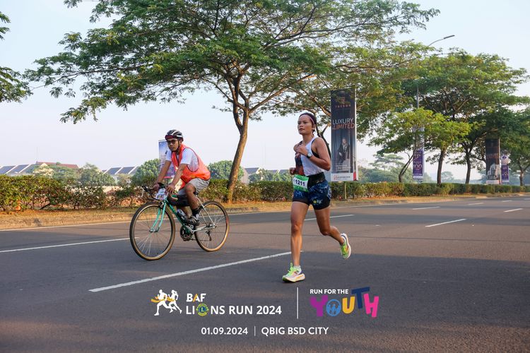 Race photo from BAF LIONS RUN 2024