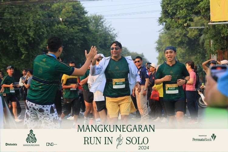 Race photo from Mangkunegaran Run 2024