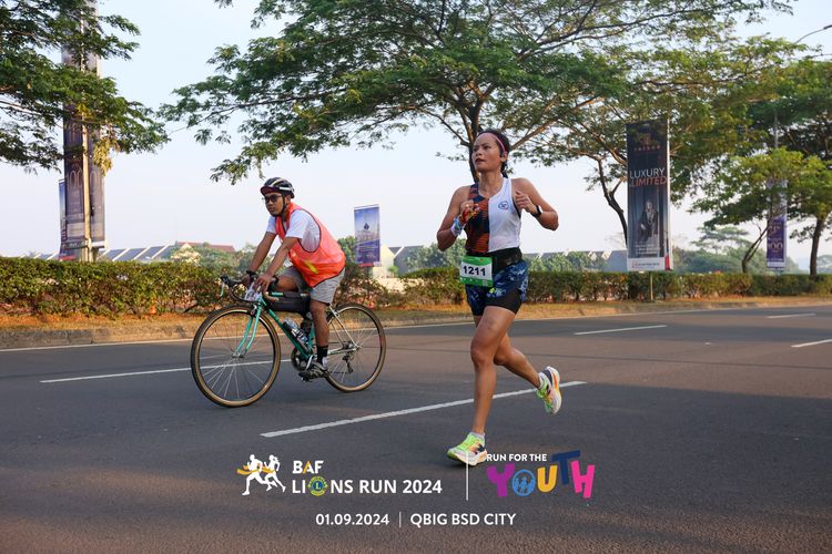 Race photo from BAF LIONS RUN 2024