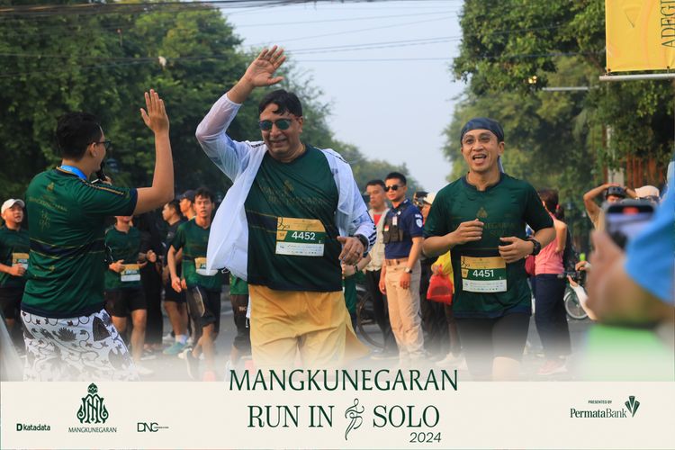 Race photo from Mangkunegaran Run 2024