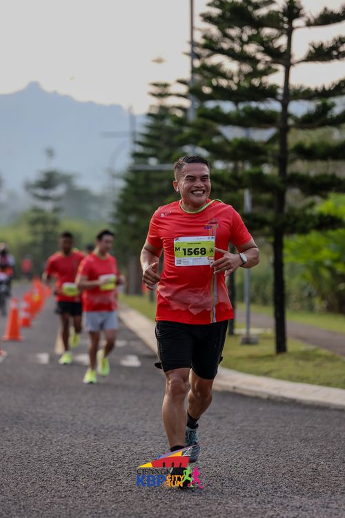 Race photo from CISANGKAN KBP CITY RUN 2025