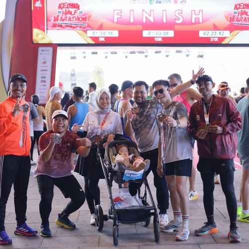 Race photo from KEDIRI HALF MARATHON 2026