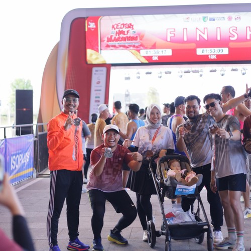 Race photo from KEDIRI HALF MARATHON 2026