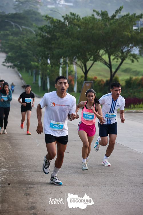 Race photo from Taman Budaya x BOGORUN 2025