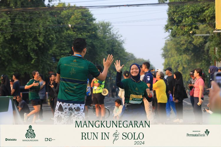 Race photo from Mangkunegaran Run 2024