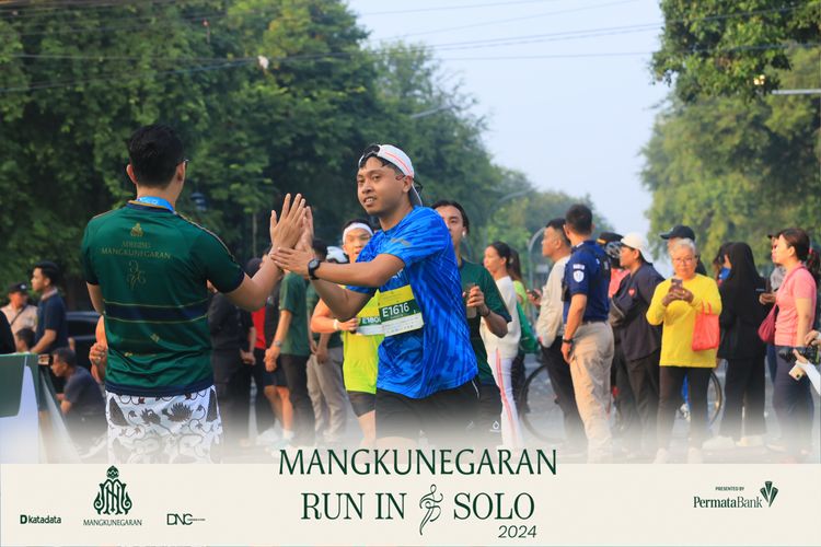 Race photo from Mangkunegaran Run 2024