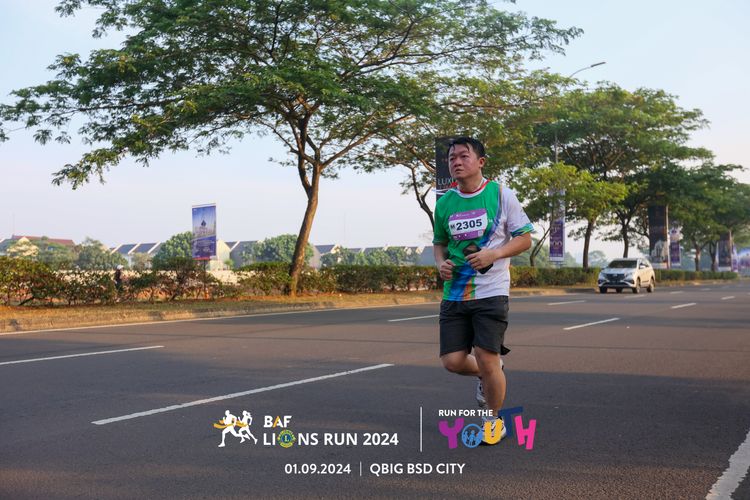 Race photo from BAF LIONS RUN 2024